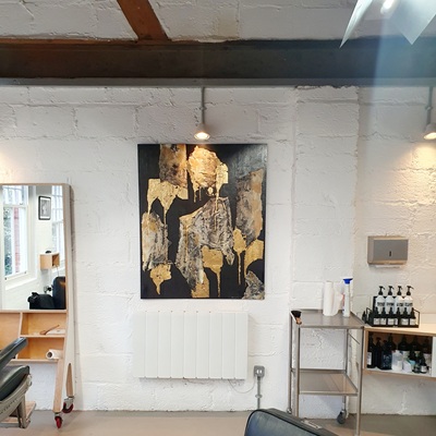 Jen Langescov art at Flint Hairdressers Norwich Jen Langescov art at Flint Hairdressers Norwich